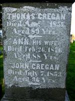 Cregan, Thomas, Ann and John